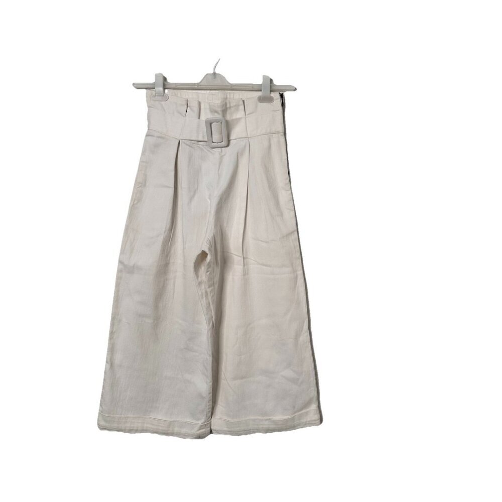 Pink Filosofy Culottes Crop Pants Wide Leg High Rise - Picture 2 of 7